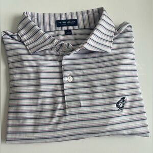 Peter Millar Crown Crafted Men's Striped Polo Shirt - Multicolor